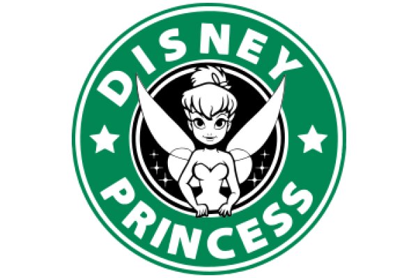 Disney Princess Logo with Tinkerbell Design