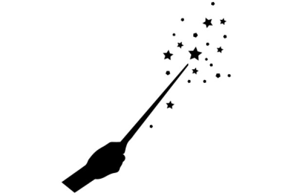 Magical Moment: A Wand and Starry Sky