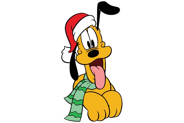 A Festive Christmas Adventure with Pluto and Mickey Mouse