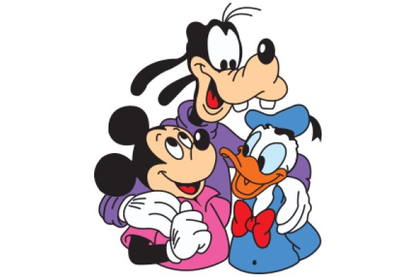 Disney's Iconic Trio: Mickey Mouse, Minnie Mouse, and Donald Duck