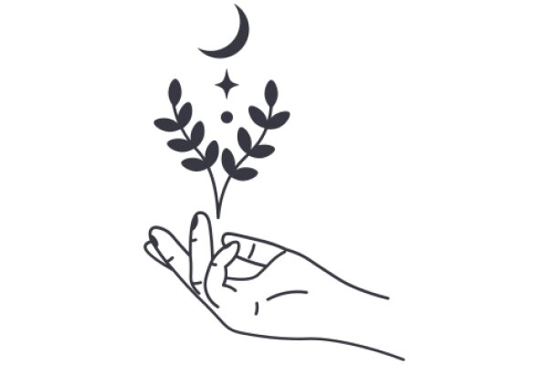 A Handful of Serenity: A Crescent Moon and Star Anise Embrace