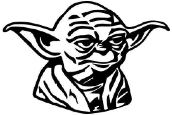 Stylized Icon of Yoda, the Wise Jedi Master from Star Wars