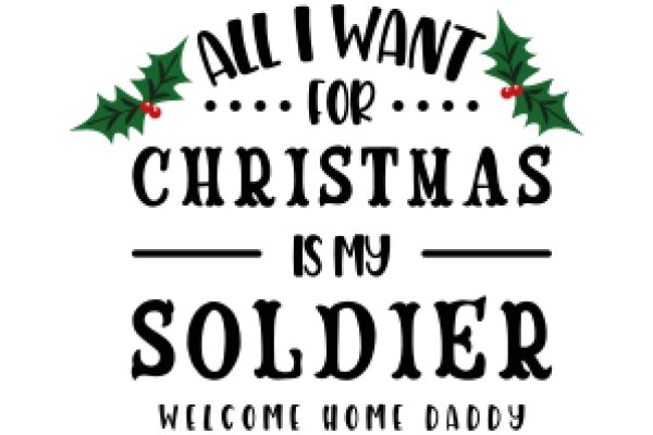 Welcome Home Daddy: All I Want for Christmas Is My Soldier