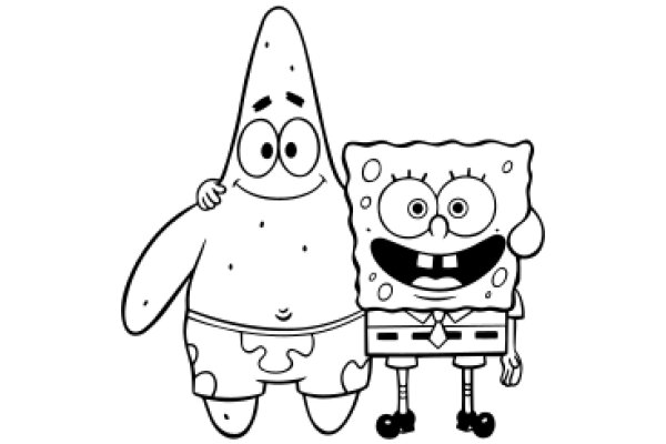 A Friendly Encounter: SpongeBob and Patrick Star