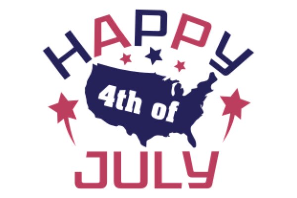 Celebrating the 4th of July with a festive graphic design.