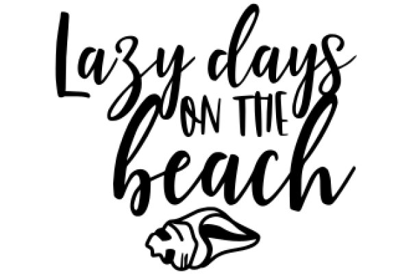 Lazy Days on the Beach: A Graphic Design