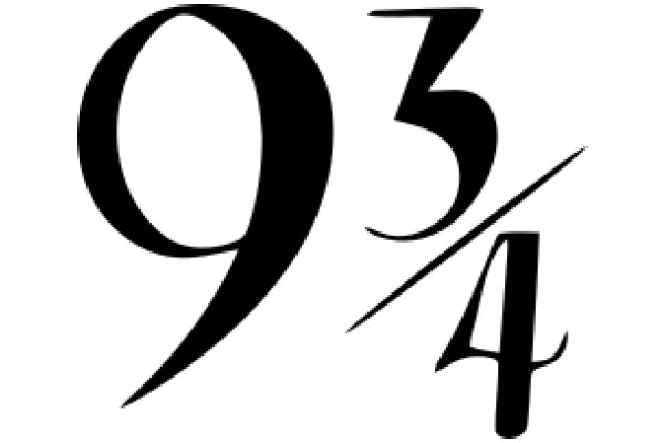 A Digital Artwork Featuring the Number 93 in a Stylized Font