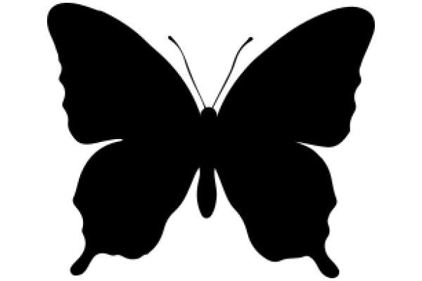 A Silhouette of a Butterfly: A Symbol of Transformation and Beauty