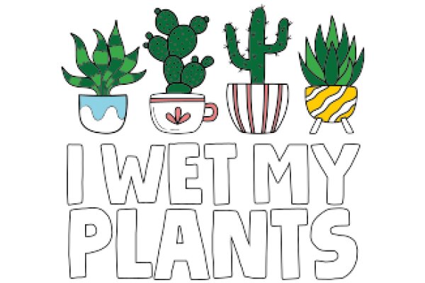 A Collection of Cactus-Themed Items: A Whimsical Display of Desert Flora