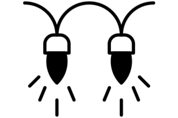 Simplistic Icon of a Pair of Earbuds