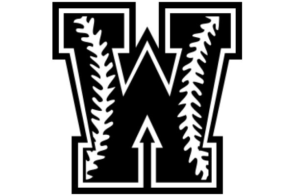 W for West Virginia University Baseball Team Logo