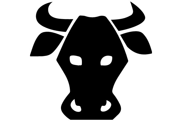 Stylized Bull Silhouette