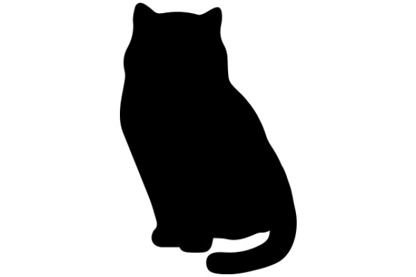 Silhouette of a Cat: A Simple yet Elegant Design