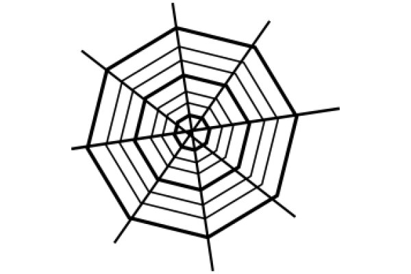 Geometric Art: A Spider's Web