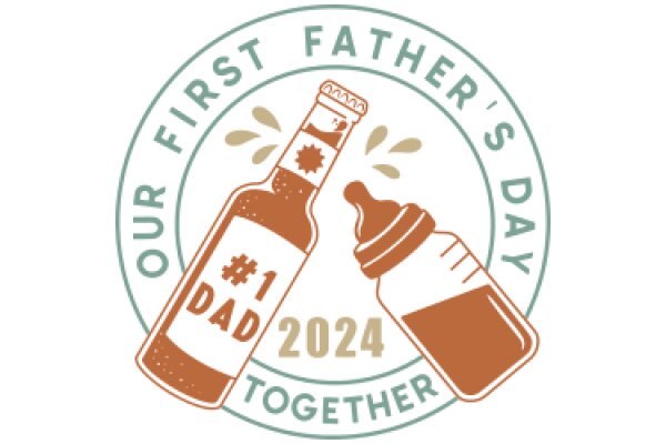 Celebrating Father's Day with a Bottle of Beer and a Baby Bottle