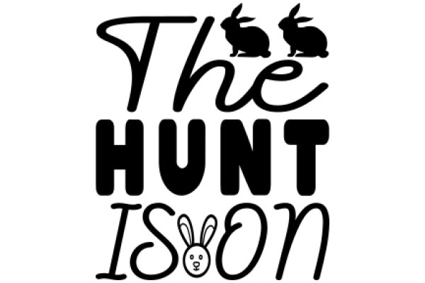 The Hunt is On: A Playful Easter-Themed Logo