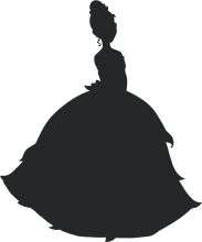 Silhouette of a Ball Gown