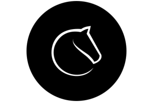 Simplistic Logo of a Horse's Head