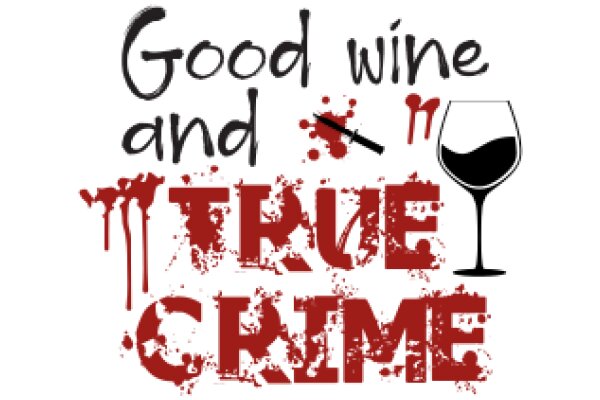 Good Wine and True Crime: A Graphic Design