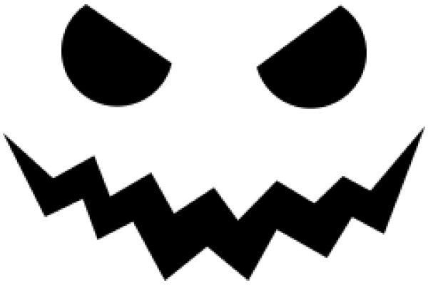 Simplistic Halloween Icon: AHalloween Smiley Face