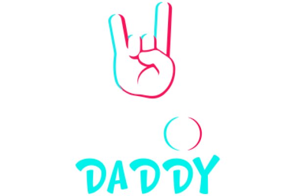 Digital Art: A Playful Blend of 'Daddy' and the 'Peace Sign' Emoji