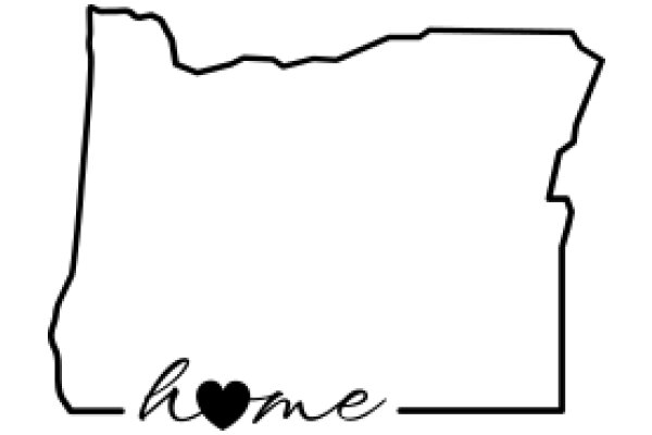 A Simple Map of the State of Indiana with a Heartfelt Message