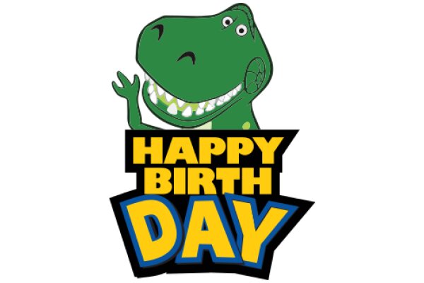 Happy Birthday Day: A Celebratory Greeting from T-Rex