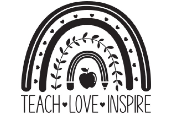 Inspirational Teaching Logo: A Symbol of Love and Education