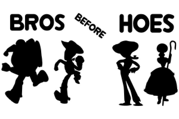 A Silhouette Comparison: The Evolution of Character Design from 'Bros' to 'Hoes'