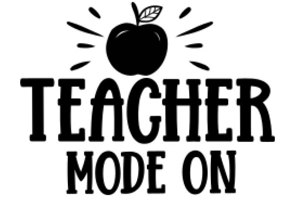 Teacher Mode On: A Graphic Design of an Apple with a Light Bulb