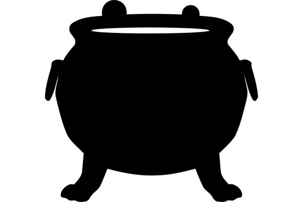 A Silhouette of a Pot with Two Handles