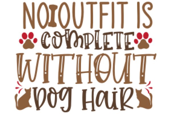 No Outfit is Complete Without a Dog Hair Quote