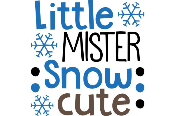 Little Mister Snow Cute: A Playful Winter-Themed Greeting Card