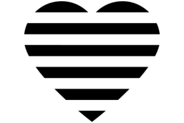 Striped Heart Icon