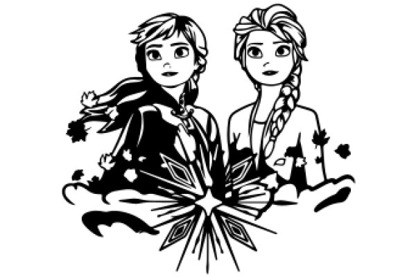 A Tale of Two Heroines: A Illustration of Adventure and Friendship