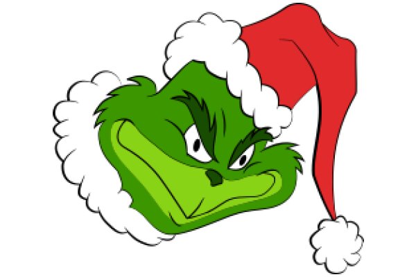 A Festive Holiday Greeting: The Grumpy Grinch's Christmas Hat