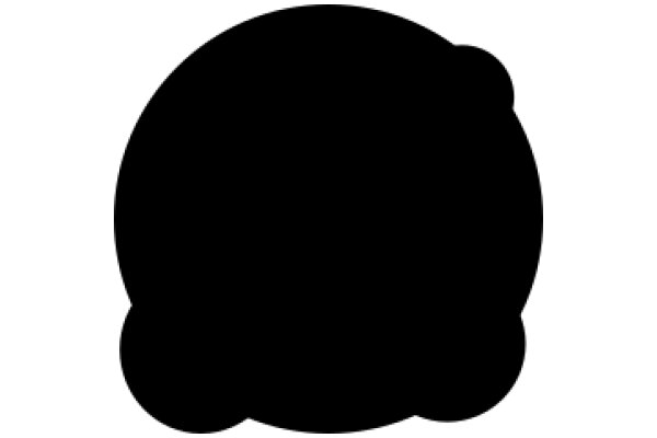 A Solid Black Circle