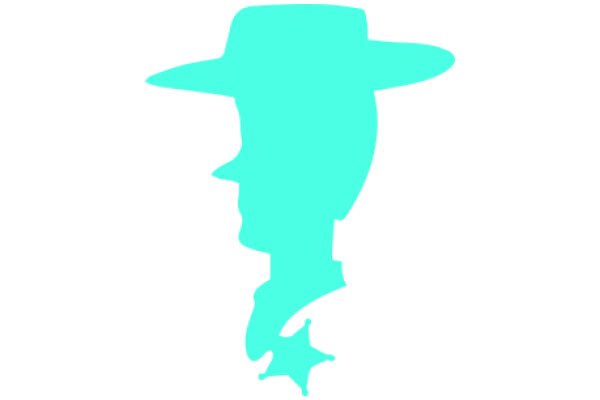 Stylized Illustration of a Cowboy Hat