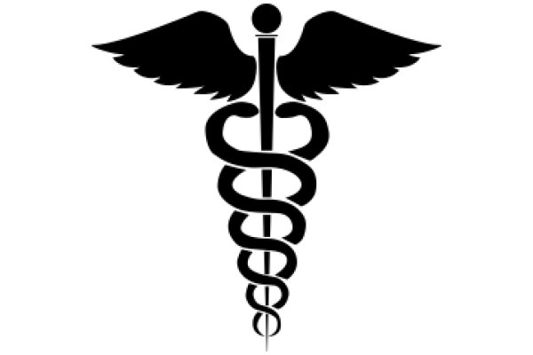 Stylized Medical Cross with Wings