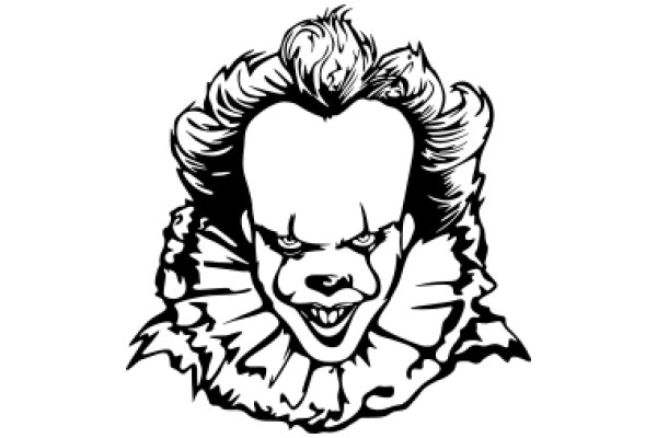 The Clown's Expression: A Study in Contrasts