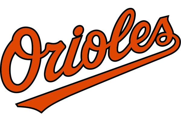 Vibrant Orange Orioles Logo