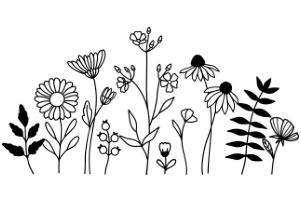 A Collection of Flower Illustrations