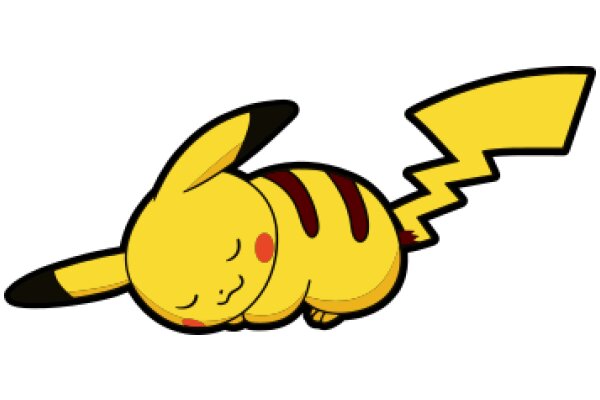 A Sleepy Pikachu: A Moment of Rest for the Iconic Pokémon