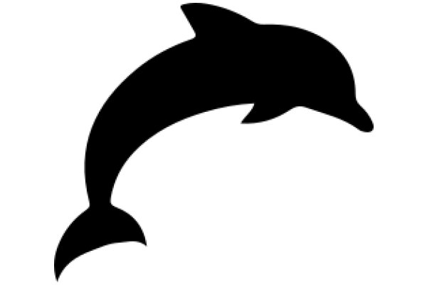 Silhouette of a Dolphin