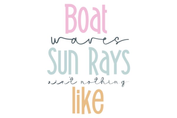 A Quote on Boating and Sunbathing