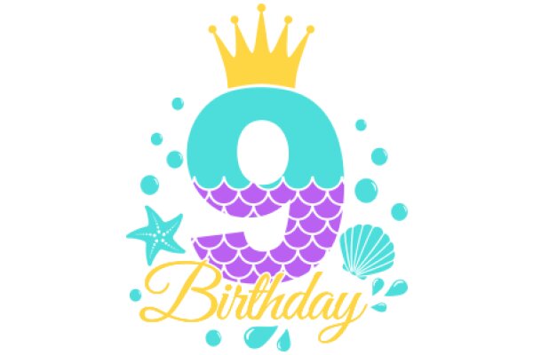 Celebrating Ninth Birthday with a Mermaid Theme