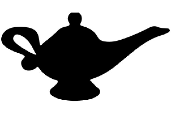 Silhouette of a Traditional Arabian Lamp