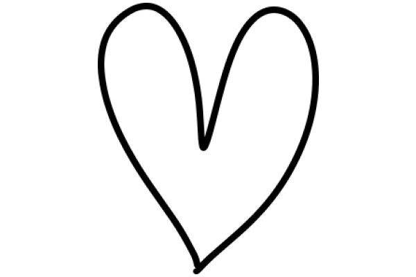 A Simple, Drawing of a Heart