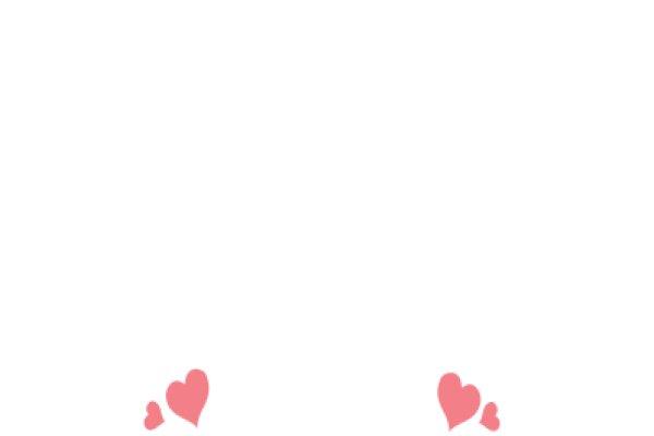 A Blank Canvas: A Simple, Minimalist Design with Pink Hearts