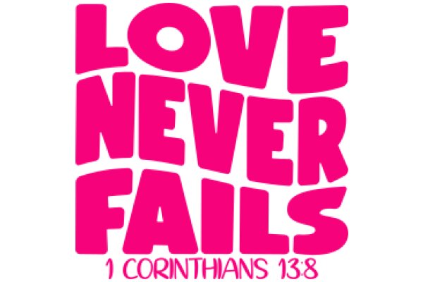 Love Never Fails: 1 Corinthians 13:8